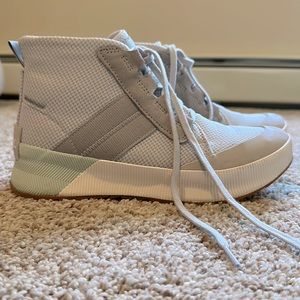 Women's Gray High-Top Sneakers